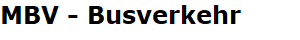 MBV - Busverkehr